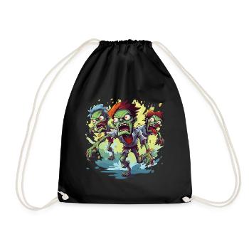 Zombie Apocalypse Halloween Zombie Hunter Undead - Sac de sport léger - noir - Devant