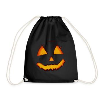 Pumpkin Halloween - Turnbeutel - Schwarz - Vorne