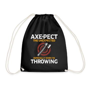 Axe-pect le bûcheron lanceur de hache inattendu - Sac de sport léger - noir - Devant
