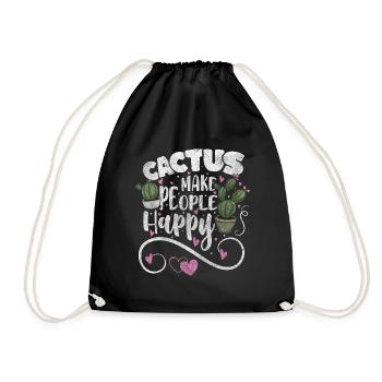 Plantes, Désert, Jardin, Été - Sac de sport léger - noir - Devant