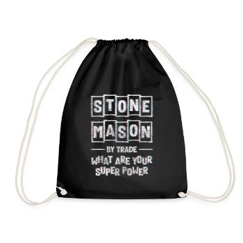Sculptor Work Crafts - Drawstring Bag - black - Front