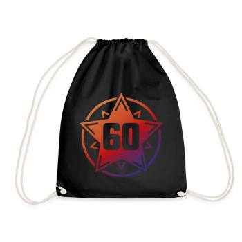 Superstar 60 - Drawstring Bag - black - Front