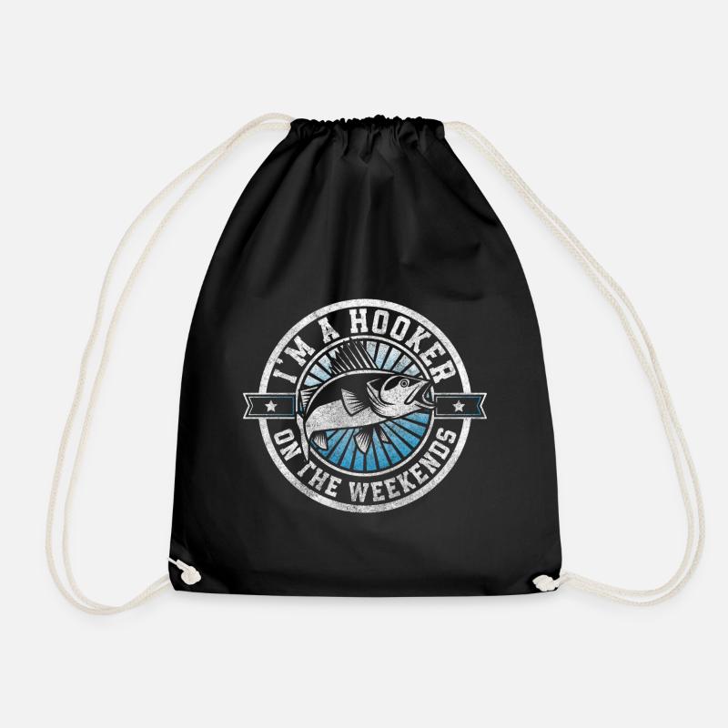 Angler Petri Heil Sport - Drawstring Bag - black