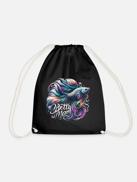 Betta Mama - Turnbeutel - Schwarz