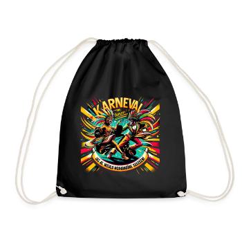 Carnival Dance - Drawstring Bag - black - Front