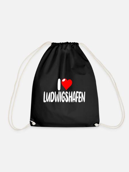 ludwigshafen - Turnbeutel - Schwarz