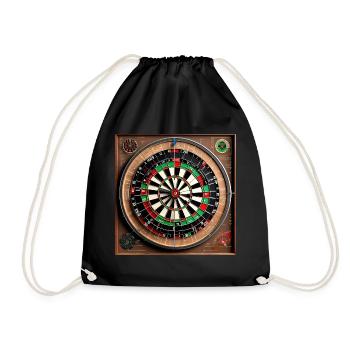 Anatomie d'un jeu de fléchettes - Sac de sport léger - noir - Devant