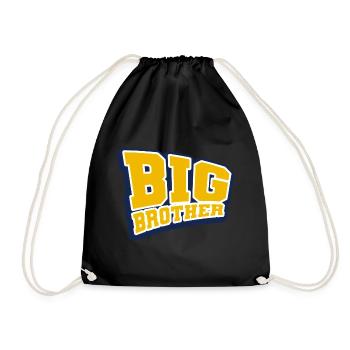 Frère - Sac de sport léger - noir - Devant