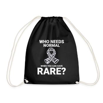 Rare Disease Awareness Celebrate Rareness - Drawstring Bag - black - Front