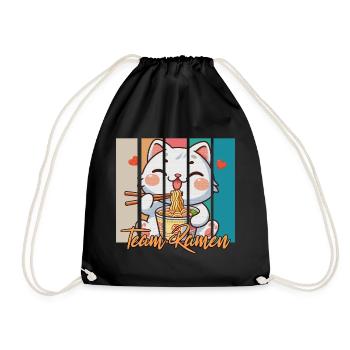 L’équipe Ramen - Sac de sport léger - noir - Devant