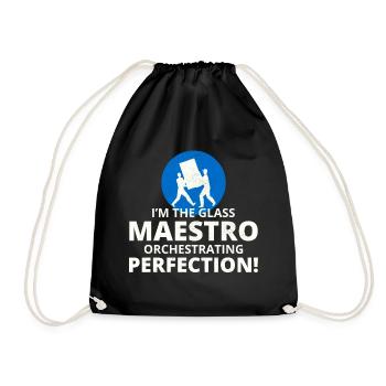 Vitrier Fenêtre Verre Montage Fitter Verrerie - Sac de sport léger - noir - Devant