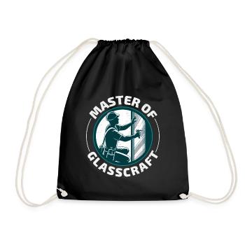 Vitrier Fenêtre Verre Montage Fitter Verrerie - Sac de sport léger - noir - Devant