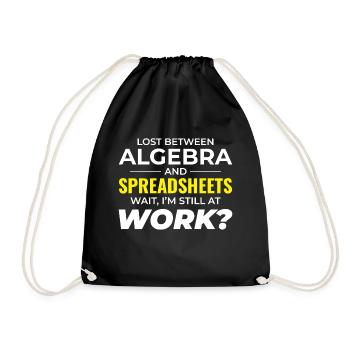 Work Memes Office-Humor Workplace Funny - Drawstring Bag - black - Front
