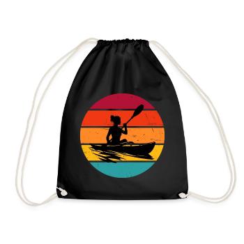 Kayak Homme Femme Kayak Canoë Kayak - Sac de sport léger - noir - Devant