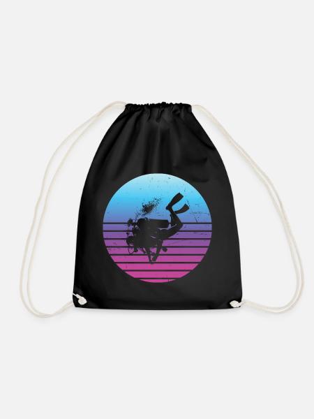 Plongée sous-marine Plongée libre Plongée sous-marine Hommes - Sac de sport léger - noir
