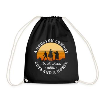 Rodeo Country Lasso - Turnbeutel - Schwarz - Vorne