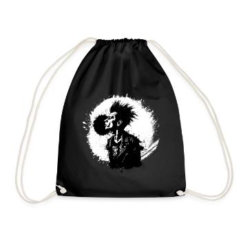 « Rebel Yell » - Punk Rock Explosion Tee Design - Sac de sport léger - noir - Devant