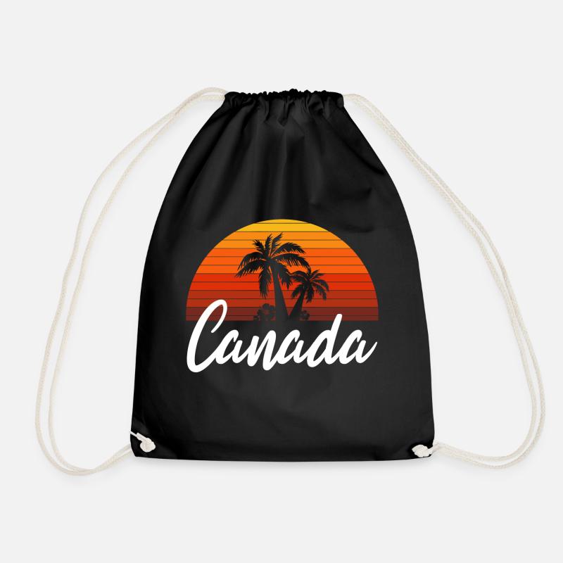 canada - Turnbeutel - Schwarz