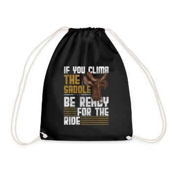 Courage du Far West Pays sauvage - Sac de sport léger - noir - Devant