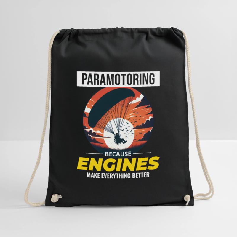 Paramotor Pilot Paramotoring Powered Paraglider Drawstring Bag