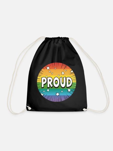 Fierté LGBTQ - Sac de sport léger - noir