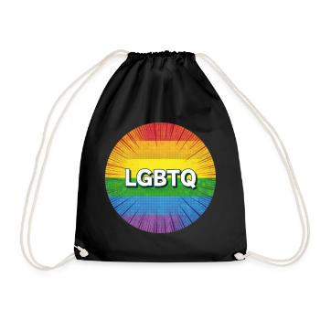 LGBTQ - Sac de sport léger - noir - Devant