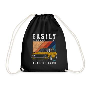 Oldtimer Automobile Oldschool Édition Limitée - Sac de sport léger - noir - Devant