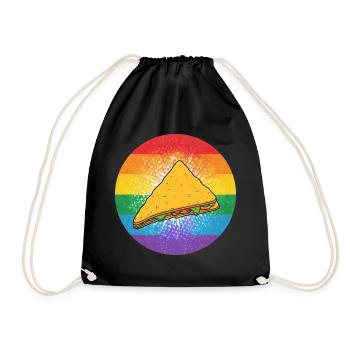 LGBTQ Nacho - Turnbeutel - Schwarz - Vorne