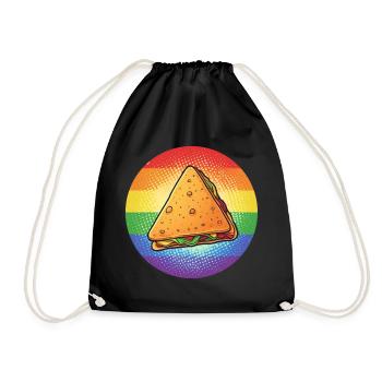LGBTQ Nacho - Sac de sport léger - noir - Devant
