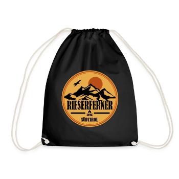 Rieserferner - Turnbeutel - Schwarz - Vorne