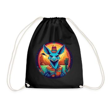 5 de Mayo Party Drinko de Mayo Chupacabra - Drawstring Bag - black - Front