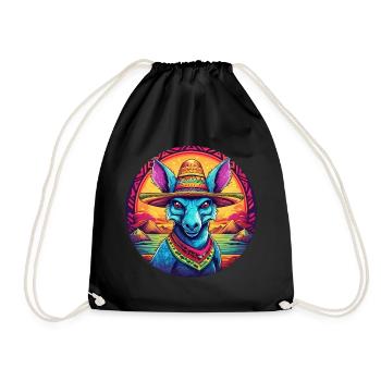 5 de Mayo Party Drinko de Mayo Chupacabra - Drawstring Bag - black - Front