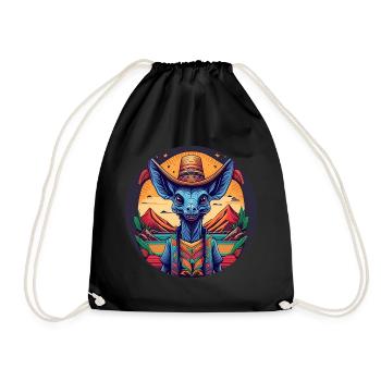 5 de Mayo Party Drinko de Mayo Chupacabra - Drawstring Bag - black - Front