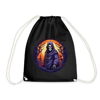 Gruseliges Halloween-partykostüm Sensenmann - Sac de sport léger - noir - Devant