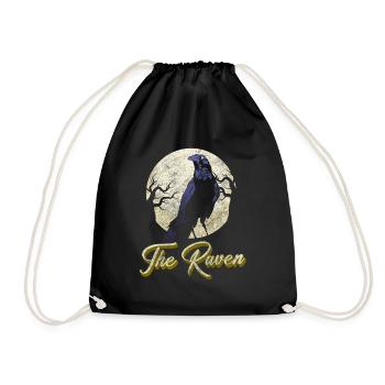 Crow Fog Crow Viking Runes - Drawstring Bag - black - Front