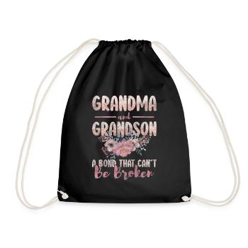 Grandparents Hotel Baby - Drawstring Bag - black - Front