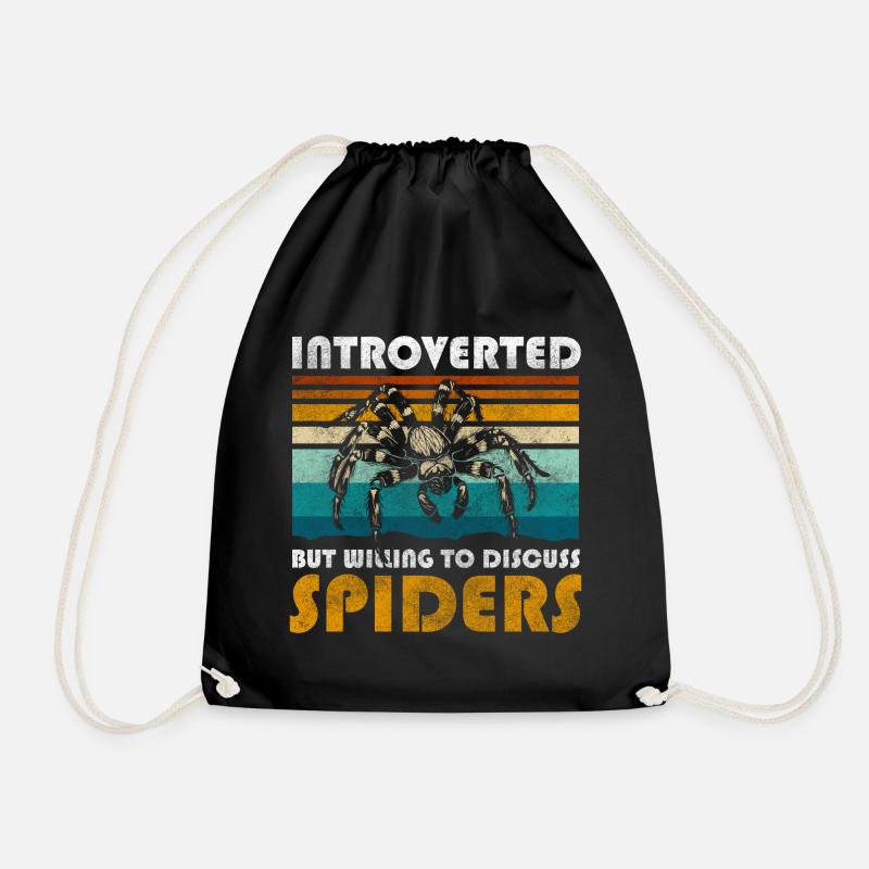 Spinne Biss Insekt - Turnbeutel - Schwarz
