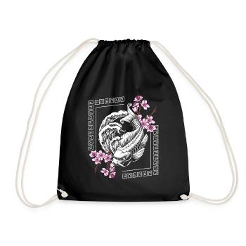 Orient Samurai Sagen Zeitreise - Turnbeutel - Schwarz - Vorne