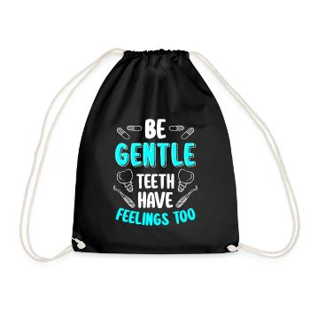 Orthopédiste de soins de forage dentaire - Sac de sport léger - noir - Devant