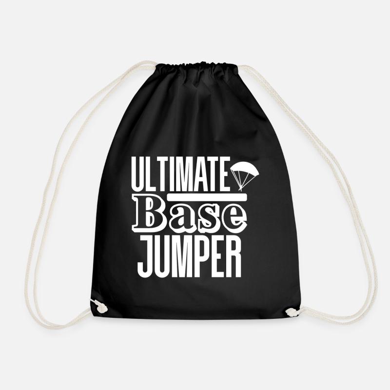 Base Jumping - Turnbeutel - Schwarz