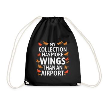 Insect Collector Entomology Entomologist Bug Lover - Drawstring Bag - black - Front