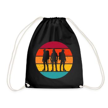 Bouldern Climbing Bouldering Klettern Herren - Turnbeutel - Schwarz - Vorne