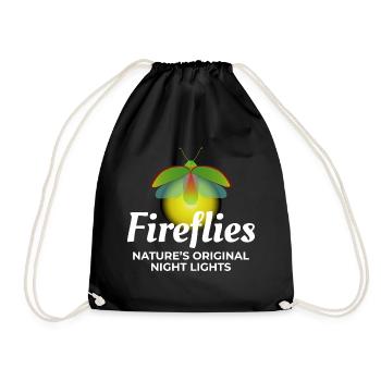Lucioles Firefly Lightning Bug Insect Collector - Sac de sport léger - noir - Devant