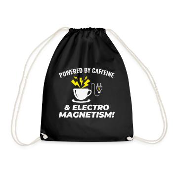 Électricien Café Technicien électrique Ingénieur - Sac de sport léger - noir - Devant