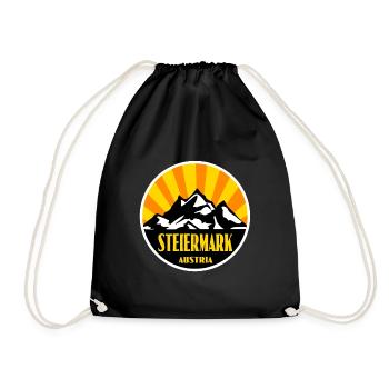Styria - Drawstring Bag - black - Front