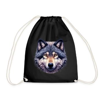 Loup - Sac de sport léger - noir - Devant