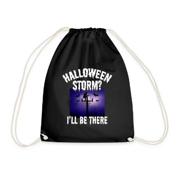 Tempête d’Halloween ? Je serai là – Lineman Halloween - Sac de sport léger - noir - Devant