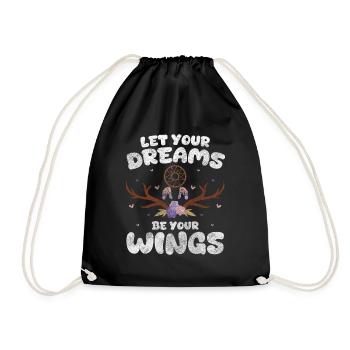 Mystical Form Stars Power - Drawstring Bag - black - Front