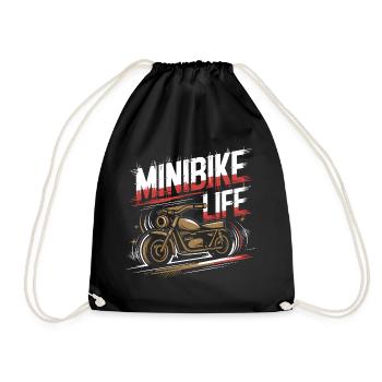 La vie sur deux petites roues - Sac de sport léger - noir - Devant