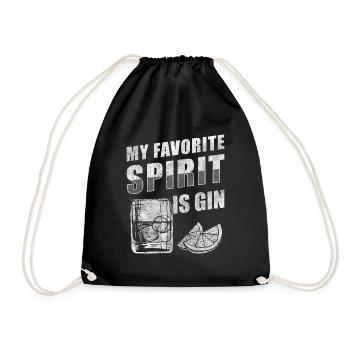 Alcohol, Drinker, Bartender, Bachelor Party - Drawstring Bag - black - Front